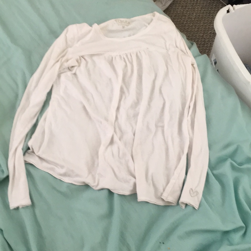 White long sleeve shirt